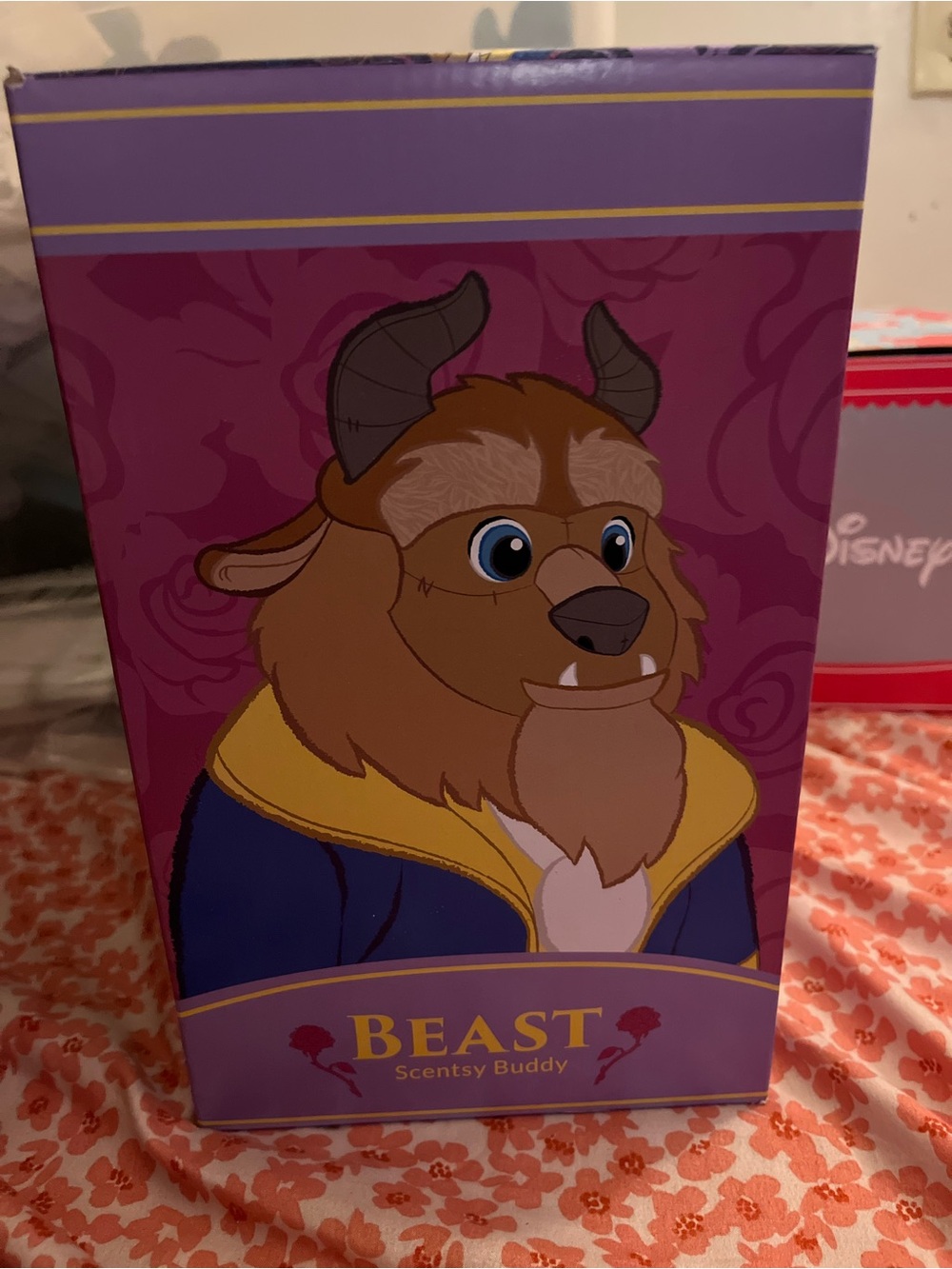 Scentsy Beast Buddy Box in Purple, Gold and Blue